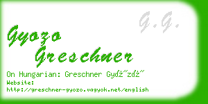 gyozo greschner business card